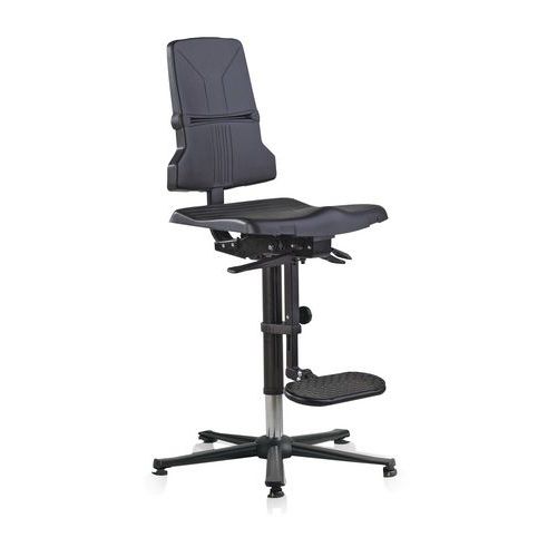 Stol Bimos Sintec ESD 9801 høy med glideføtter Stol Bimos Sintec ESD 9801 høy med glideføtter