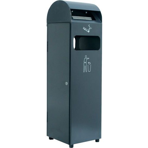 Papirkurv med askebeger 29 + 3 l Papirkurv med askebeger 29 + 3 l