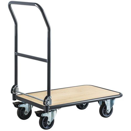 Vogne med nedfellbar rygg 250 kg - Manutan Vogne med nedfellbar rygg 250 kg - Manutan