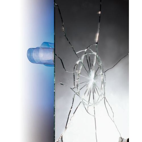 Sikkerhet enveis speilfilm - 100 mikron - Réflectiv - Reflectiv