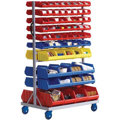 Vogn med 130 bokser - lengde 880 mm Vogn med 130 bokser - lengde 880 mm