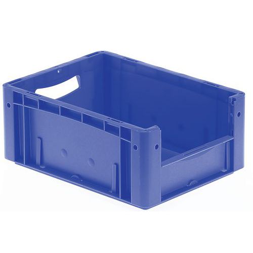 Plastbakk blå, fronten halvt åpen 16-25 l Plastbakk blå, fronten halvt åpen 16-25 l