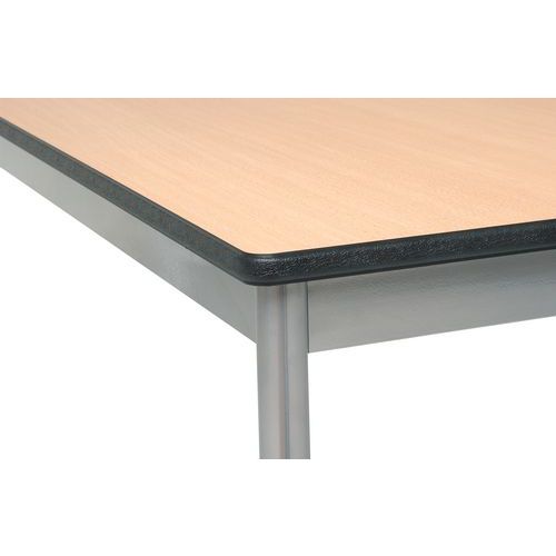 plateau hêtre, piétement alu plateau hêtre, piétement alu