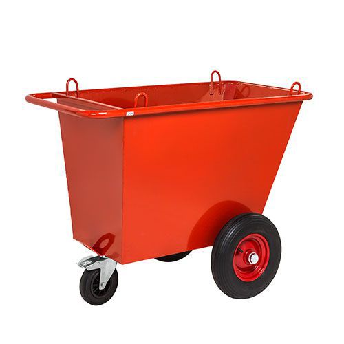Avfallsvogn 400 L, 2 luftgummihjul Avfallsvogn 400 L, 2 luftgummihjul