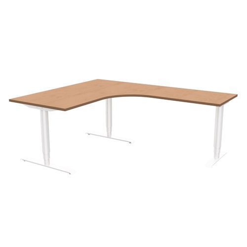 Hev og senkbart skrivebord Two+ RB tre ben Høyre Hev og senkbart skrivebord Two+ RB tre ben Venstre med