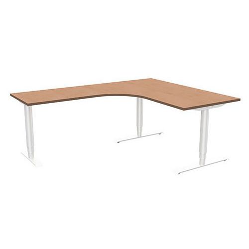 Hev og senkbart skrivebord Two+ RB tre ben Venstre 1600 Hev og senkbart skrivebord Two+ RB tre ben Venstre med