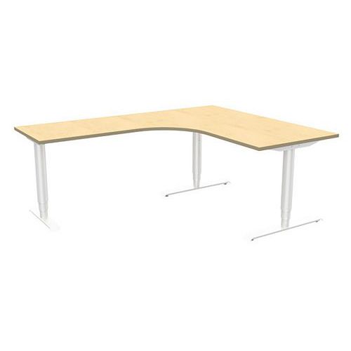 Hev og senkbart skrivebord Two+ RB tre ben Venstre 1600 Hev og senkbart skrivebord Two+ RB tre ben Venstre med