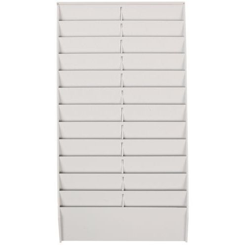 Veggmontert skilholder med 24 rom - Paperflow