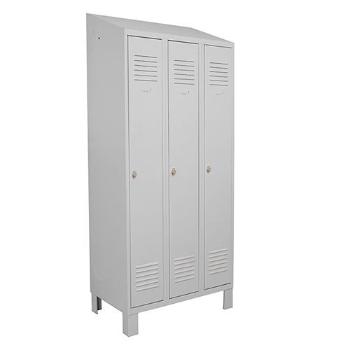 Klesskap rustfritt skråtak