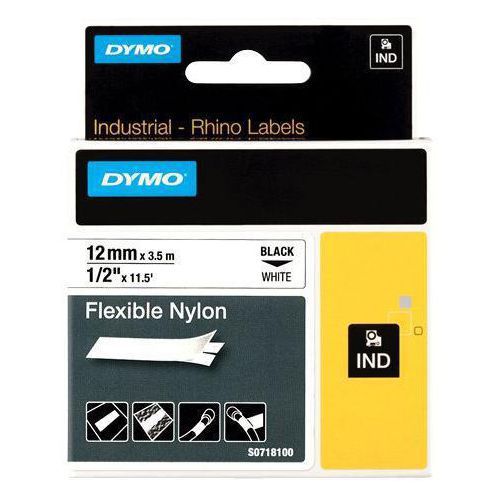 Merketape Dymo, Fleksibel nylon Merketape Dymo, Fleksibel nylon