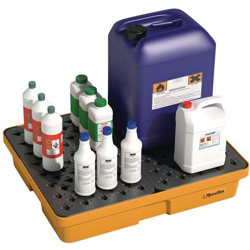 Oppsamlingskar 60 l med/uten gitter - Manutan Expert Oppsamlingskar 60 l med/uten gitter - Manutan Expert