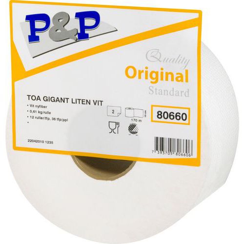 Toalettpapir Gigant Liten – P&P