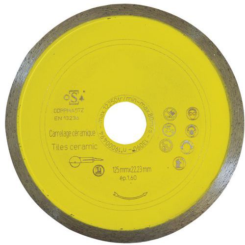 Flisskjæreskive - Keramikk - Fajanse Ø 125 mm – Manutan