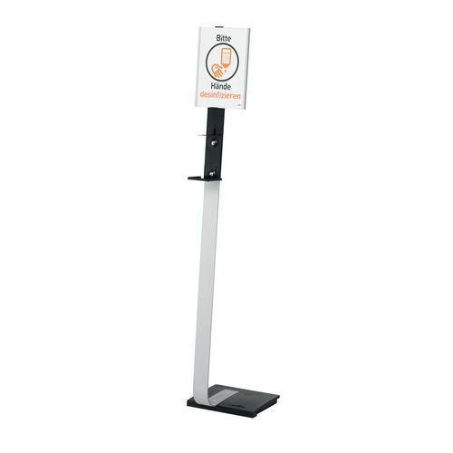 Hånddesinfeksjon dispenser gulvstativ Info Hånddesinfeksjon dispenser gulvstativ Info