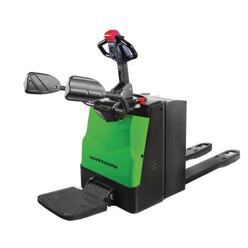 Elektrisk jekketralle med kjøreplate og servo, litium, 2000 kg Elektrisk jekketralle med kjøreplate og servo, litium, 2000 kg