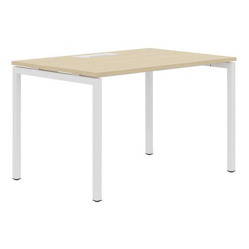 Skrivebord med rette ben 140x74 cm Misao Manutan