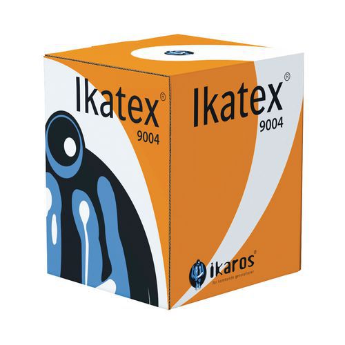 Ikatex 9004, nonwovenduk / klut på rull i boks for medelvanskelig smut Ikatex 9004, nonwovenduk / klut på rull i boks for medelvanskelig smut