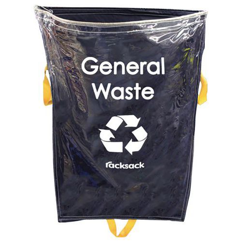 Racksack avfallssorteringspose til hyller med innvendig pose – Søppel