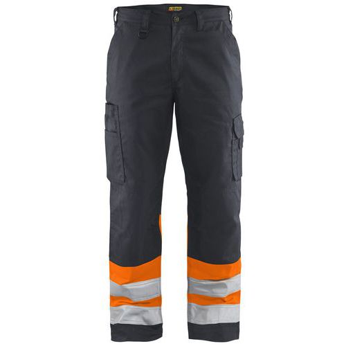 Bukse varsel Mellomgrå/Oransje